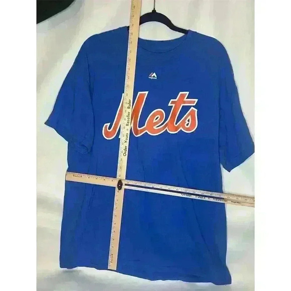 New York Mets Matt Harvey #33 Men's XL Blue T-Shirt 2015 World Series - Picture 3 of 6